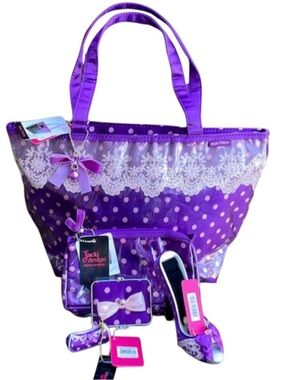 Jacki Design Purple Tote Bundle of 5